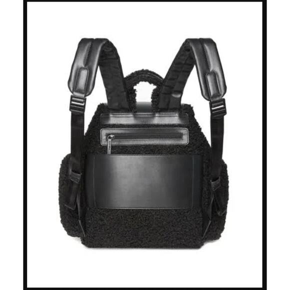 Caraa Cirrus Sherpa Backpack Travel Rucksack Teddy Fuzzy Black main image 15